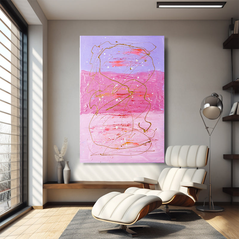 Stylish Splendor 4: Original Antonia Pia Gordon Acrylic Painting - Liquid Series